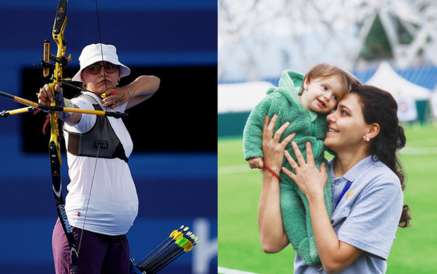 Yaylagül yarışlara qızı ilə birlikdə qatıldı  - Foto  