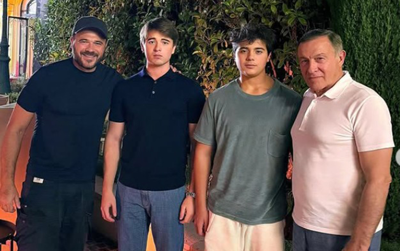 Emin atası ilə özünü təbrik etdi  - Fotolar  