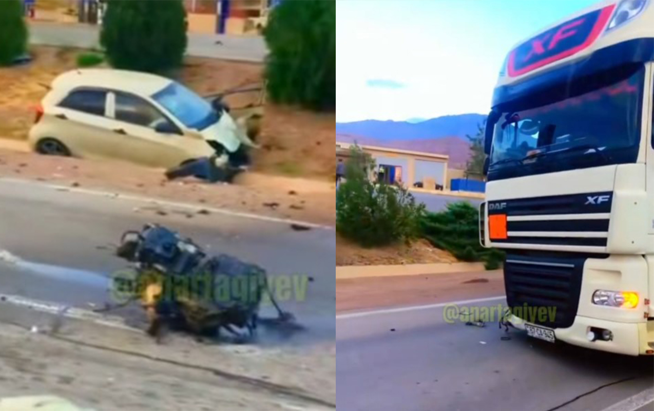 Naxçıvandakı ağır qəzada sürücü öldü  - Video  
