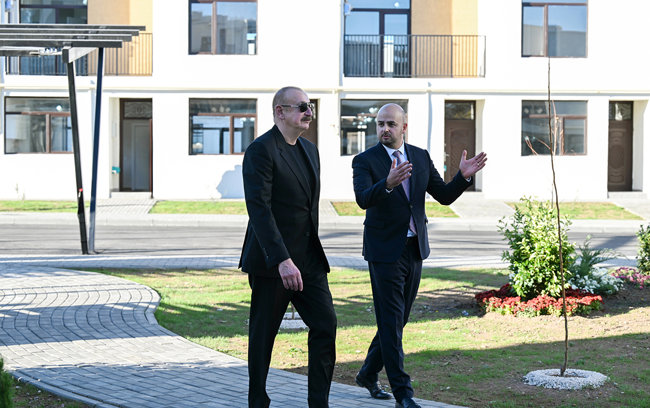 Prezident Zəngilanda gedən işlərlə tanış oldu  - Fotolar  