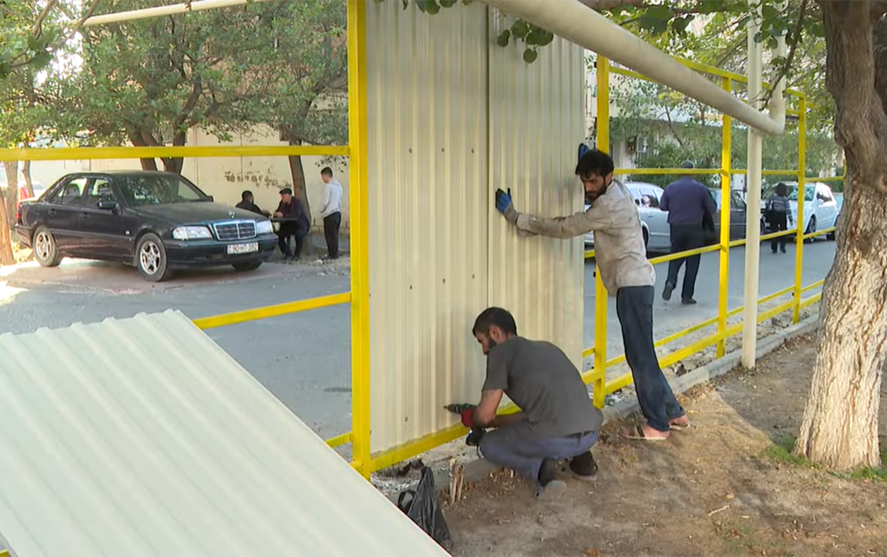 Bakıda daha bir ərazidə söküntü başlayır  - Video  