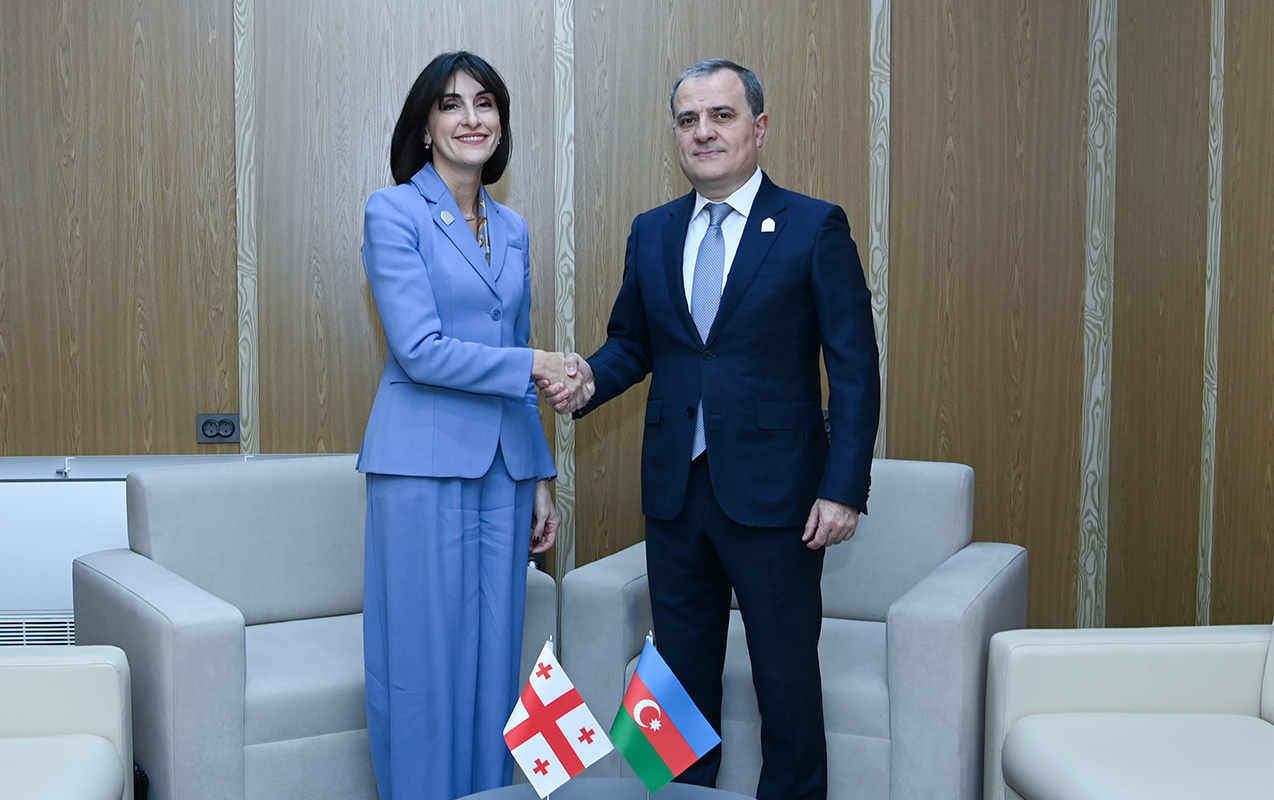 Azərbaycan və Gürcüstanın XİN rəhbərləri görüşdü - Fotolar