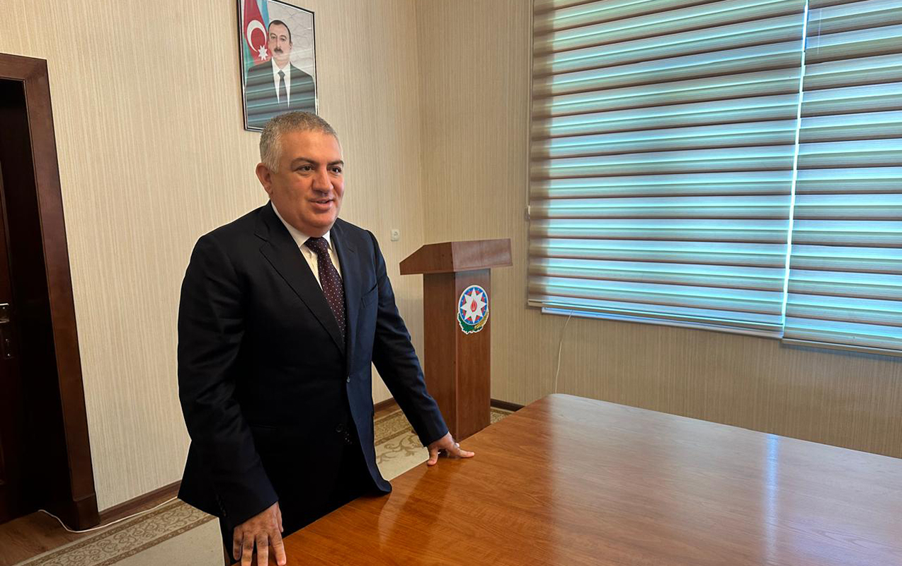 Şabranın icra başçısı Avropa çempionu ilə görüşdü  - Fotolar  