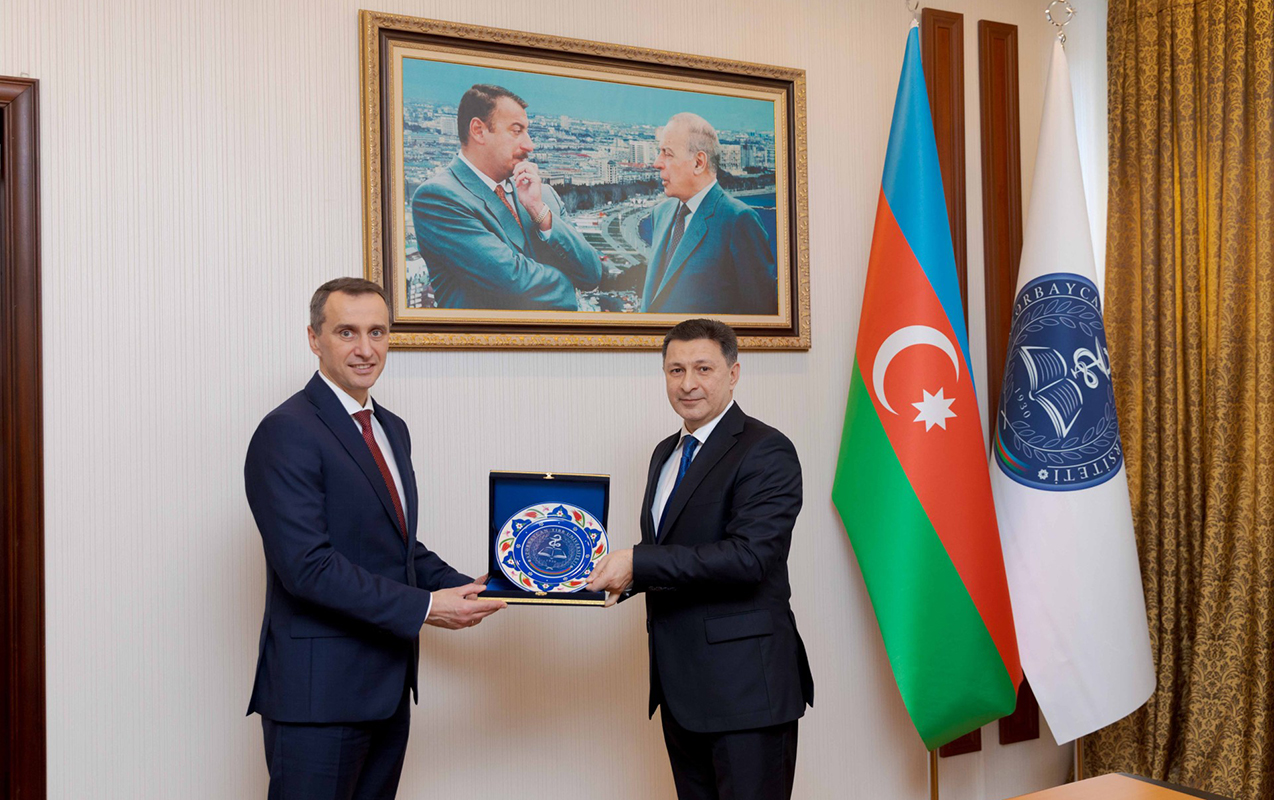 ATU-da Ukraynanın səhiyyə naziri ilə görüş  - Fotolar  