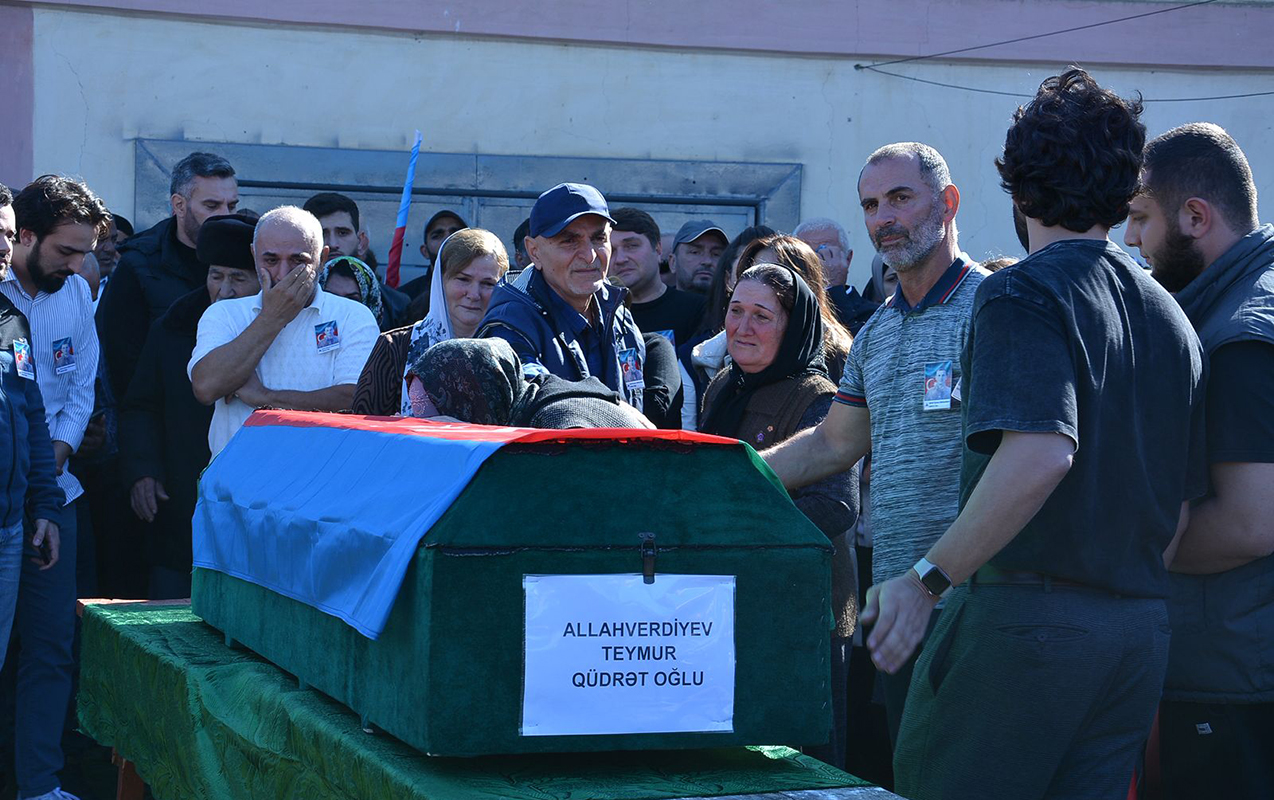 I Qarabağ müharibəsi şəhidi Neftçalada dəfn olundu  - Fotolar  