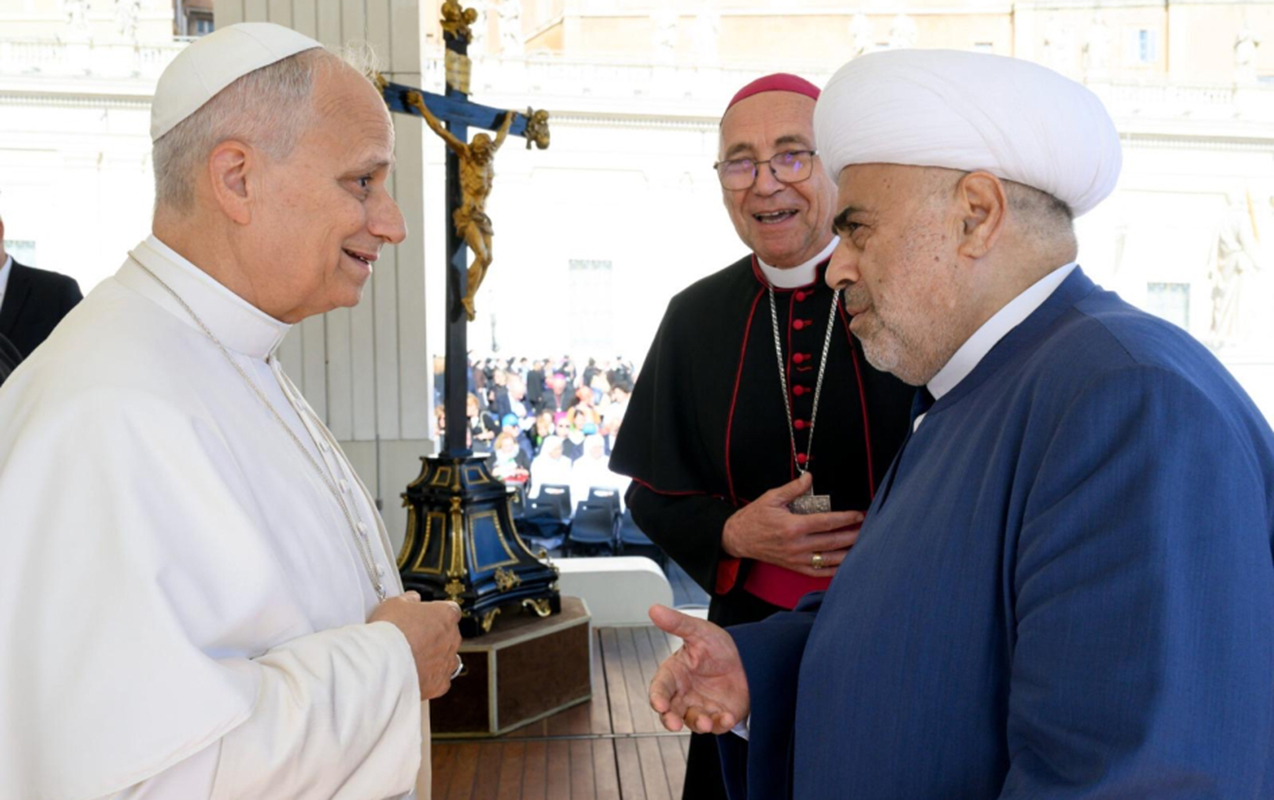 Şeyx Roma Papası ilə görüşdü  - Fotolar  