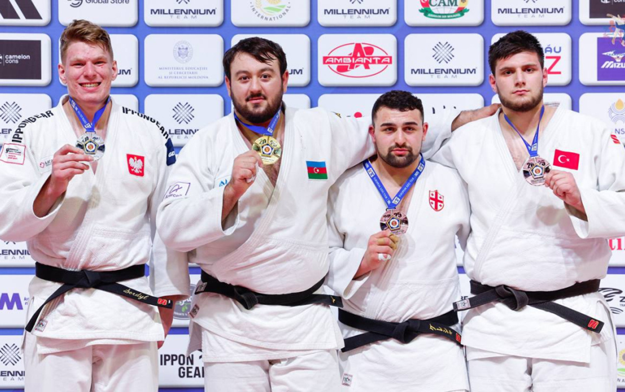 Azərbaycanın cüdo millisi Avropa çempionu oldu  - Fotolar  