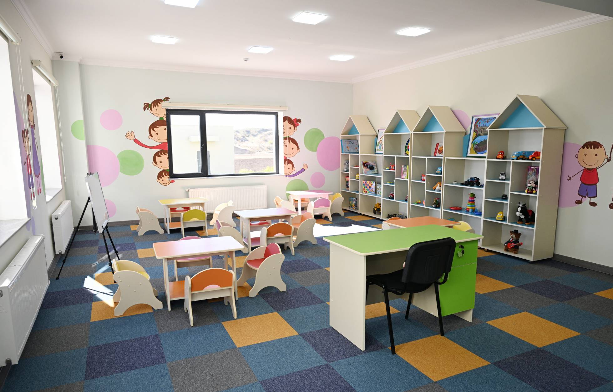 Cəbrayılın Horovlu kəndində yeni məktəb və bağça - Fotolar