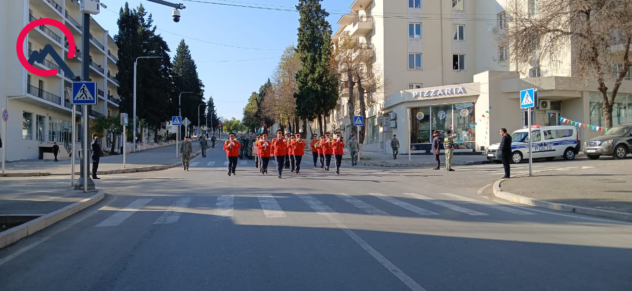 Xankəndidə Zəfər Günü ilə bağlı yürüş - Video - Fotolar Xankəndidə Zəfər Günü ilə bağlı yürüş - Video - Fotolar