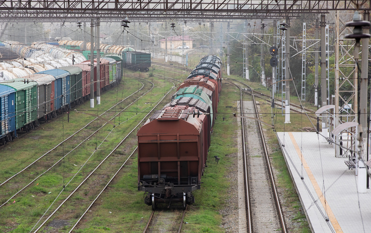 Ermənistana buğda aparan qatar yola düşdü  - Video - Yenilənib  