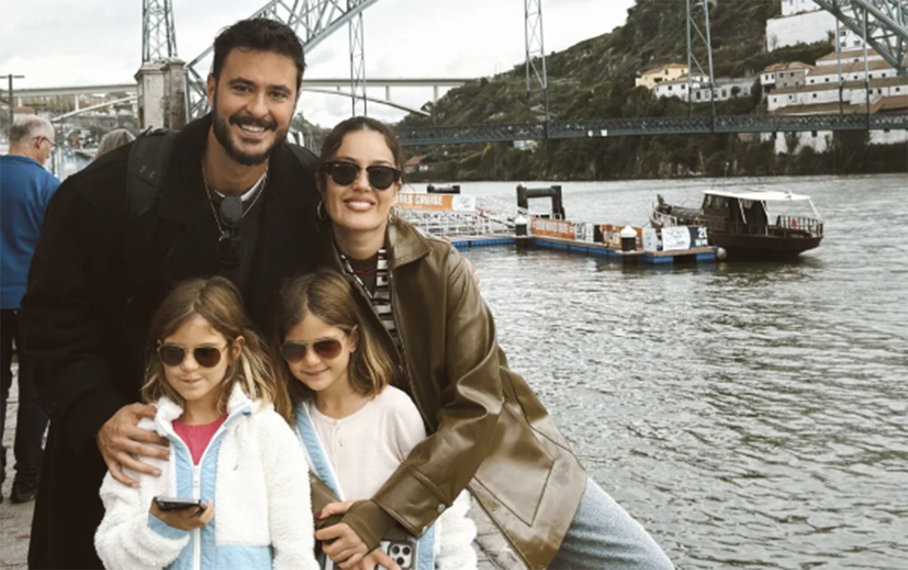 Yeni boşanan cütlük qızları ilə tətildə  - Fotolar  