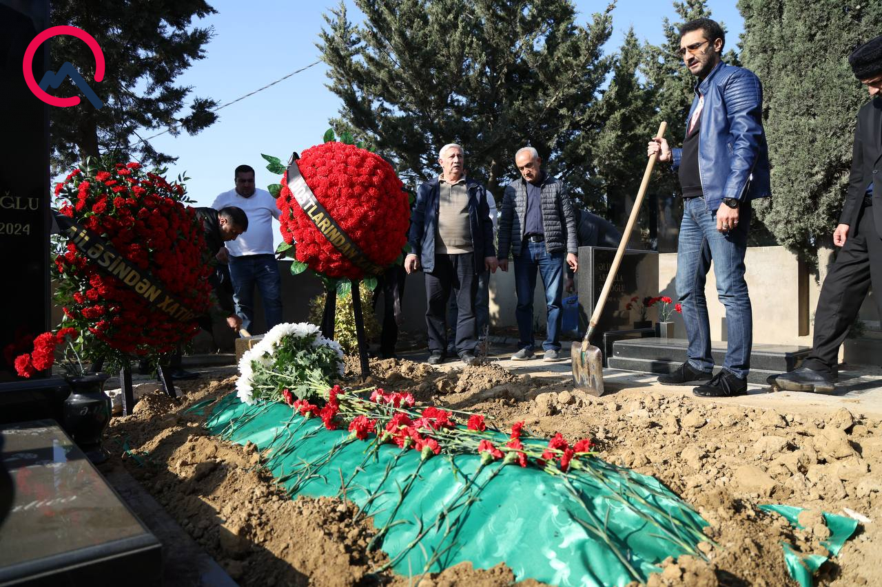 Vahid Əliyev dəfn edildi - FOTOLAR