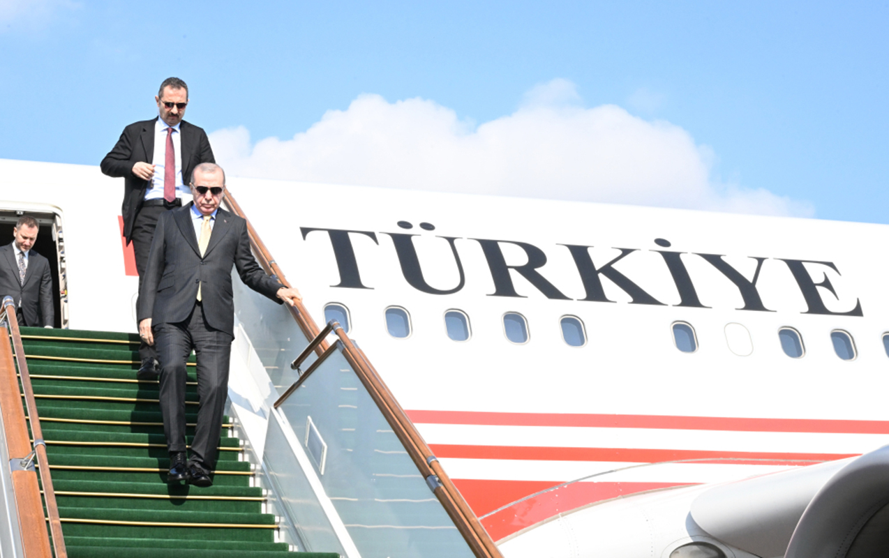 Ərdoğan Bakıya çatdı  - Fotolar  