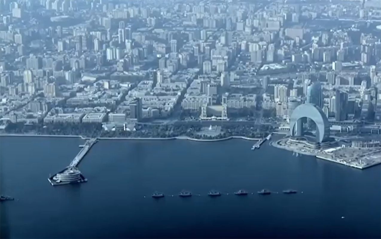 “Akıncı”nın gözündə Bakı...  - Video  