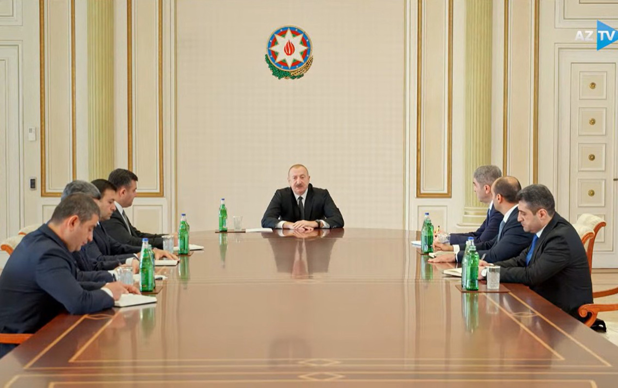 Prezidentin icra başçıları ilə görüşünün  - Videosu  