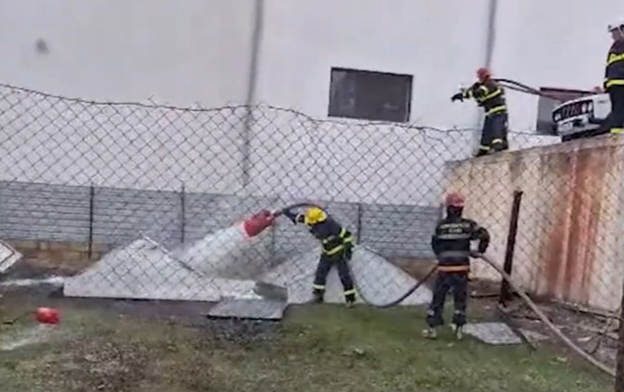 Şəmkirdə yanacaqdoldurma məntəqəsində yanğın  - Video  