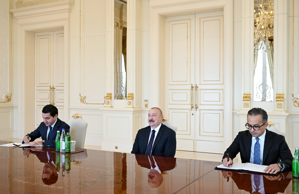 Prezident qəbul keçirdi - Fotolar