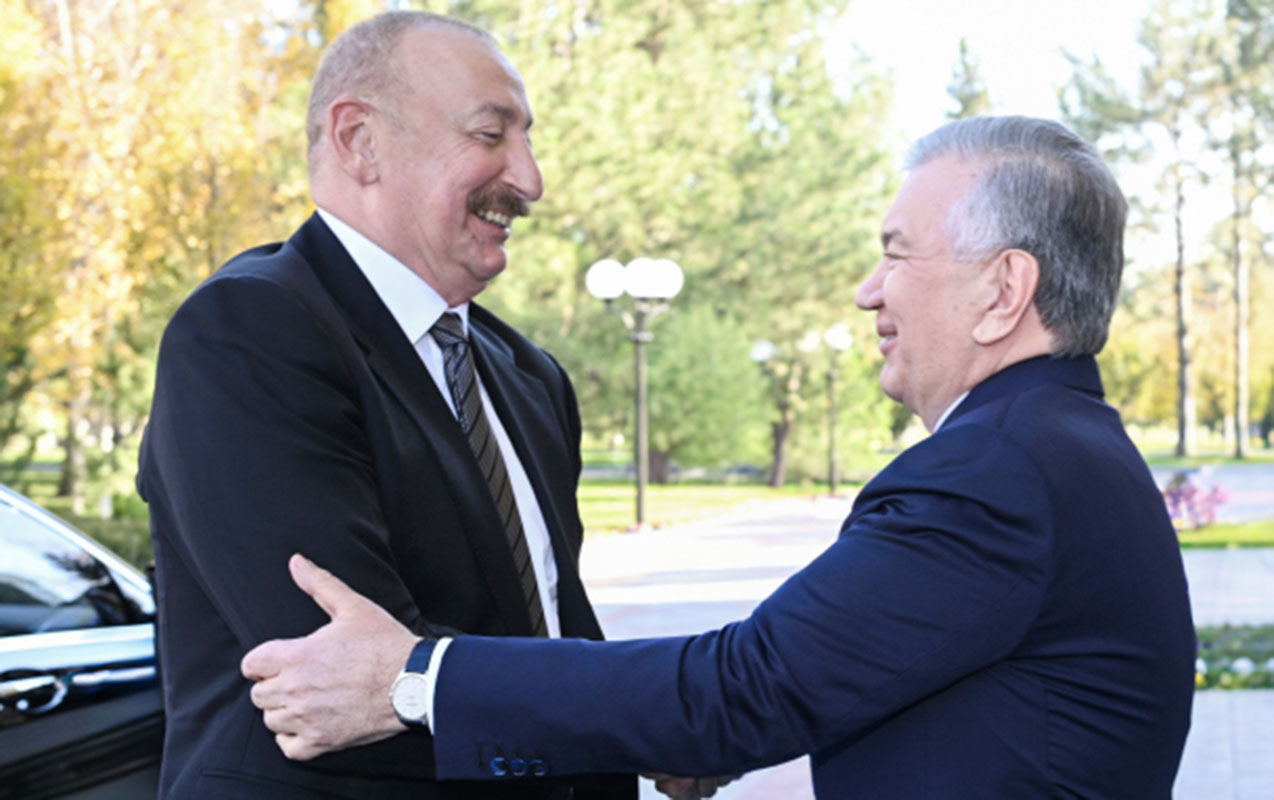 İlham Əliyevin Özbəkistan səfərindən  - Görüntülər  