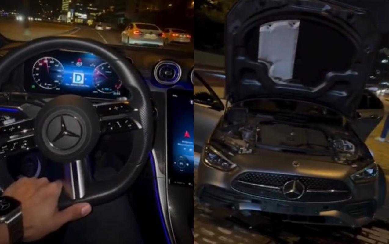 Hidayət həmin “Mercedes”lə qəza törədibmiş