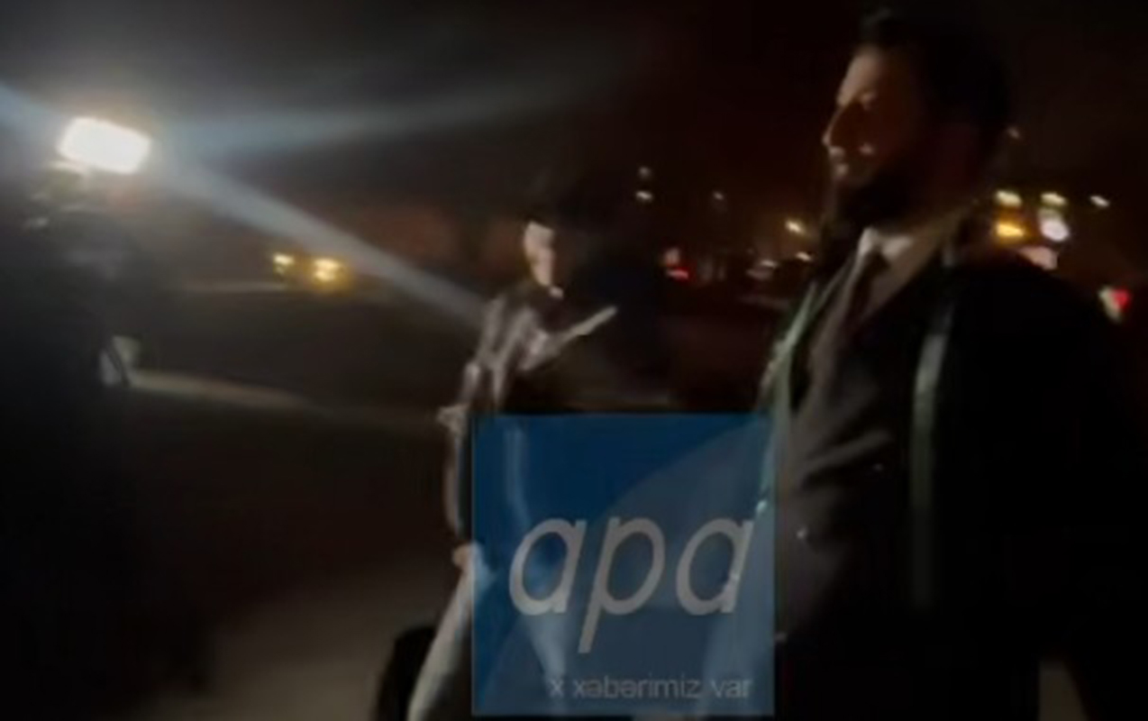 Rəqsanənin azadlıqda ilk görüntüləri  - Video  