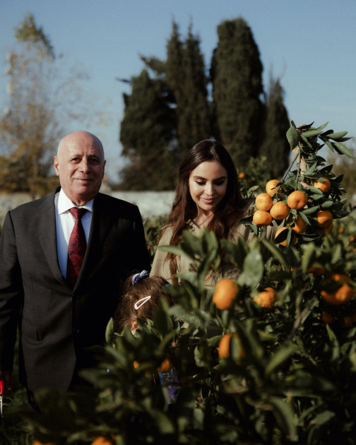 Leyla və Alena Əliyevalar Lənkəranda klinikada - Fotolar