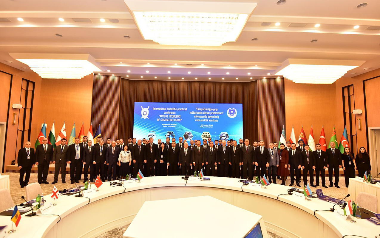 Polis Akademiyasının təşkilatçılığı ilə beynəlxalq konfrans keçirildi  - Video  