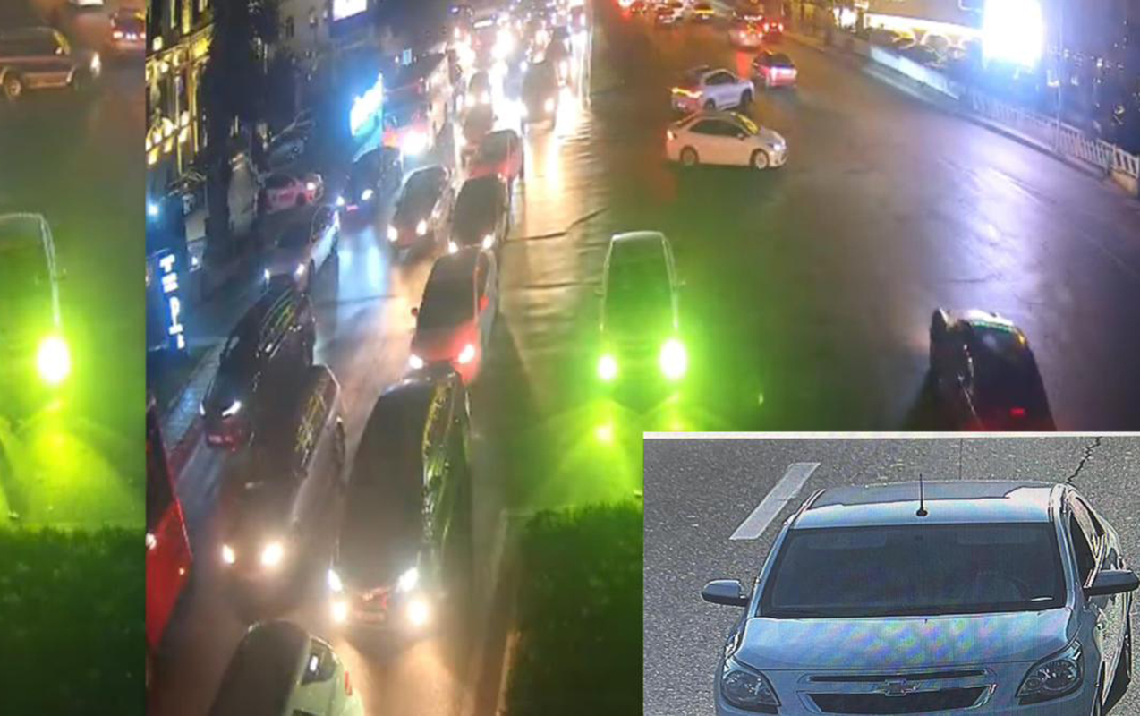 Bakıda nömrəsiz maşın sürən gənc həbs edildi  - Video  