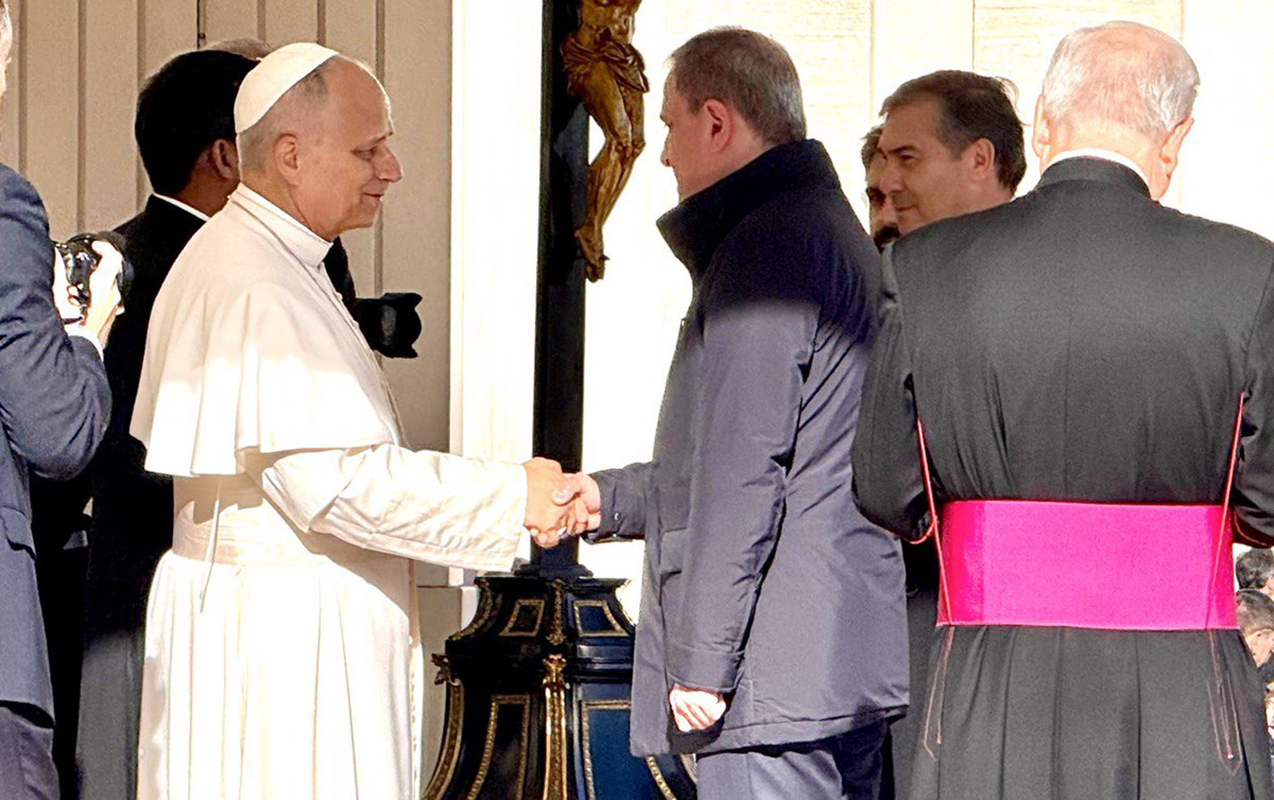 Ceyhun Bayramov Roma Papası ilə görüşdü  - Foto  