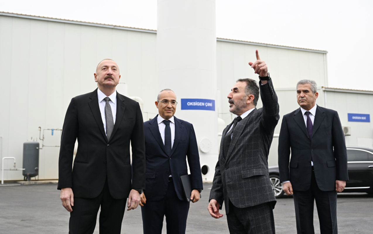 Prezident açılışda  - Fotolar  