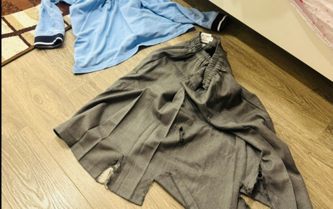 “Məktəb paltarını axşamdan hazırlayırdı, indi kəsib doğrayıb...”  - Foto  