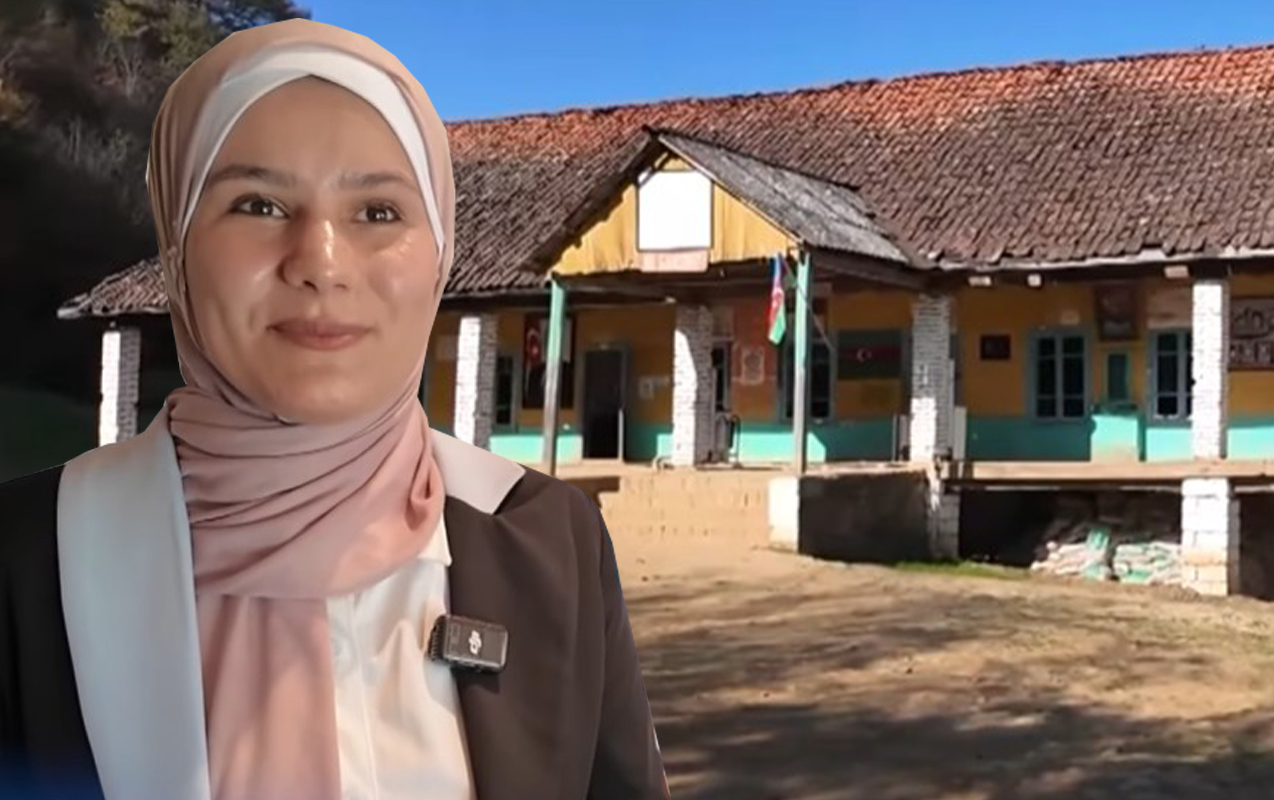 Kəndinə ilk ali təhsilli qadın kimi qayıtdı...