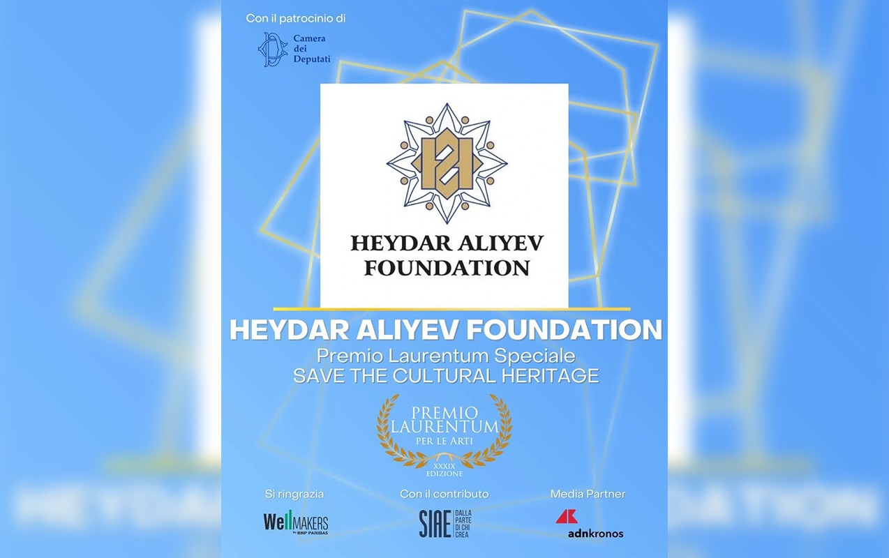 heyder-eliyev-fondu-italiyanin-laurentum-mukafati-ile-teltif-olundu