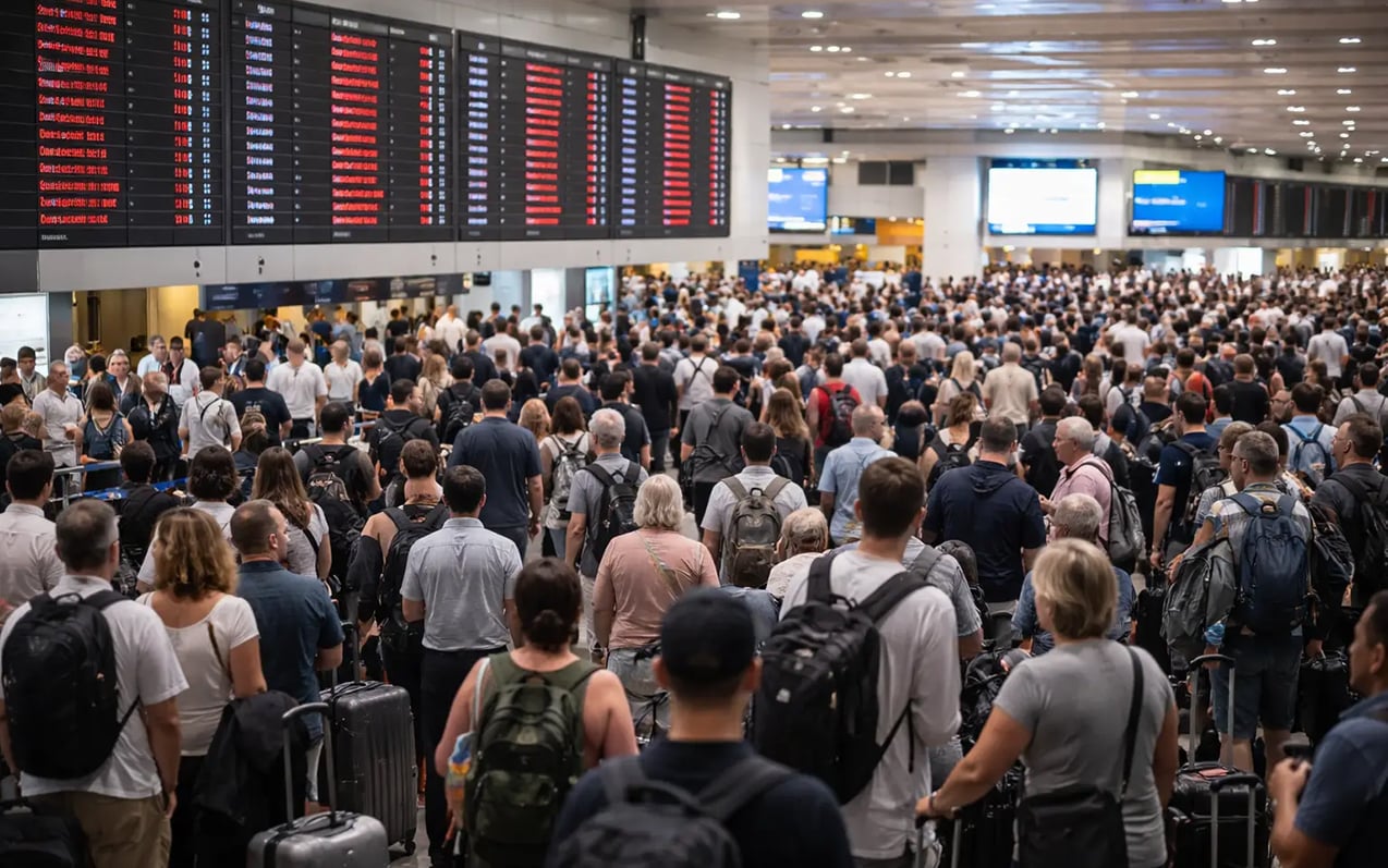 Dubay aeroportunda iynə atsan, yerə düşməz...