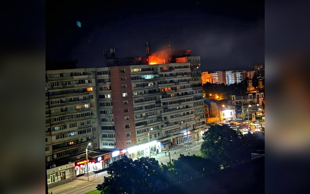 Rumıniyada PUA yaşayış binasına belə çırpıldı