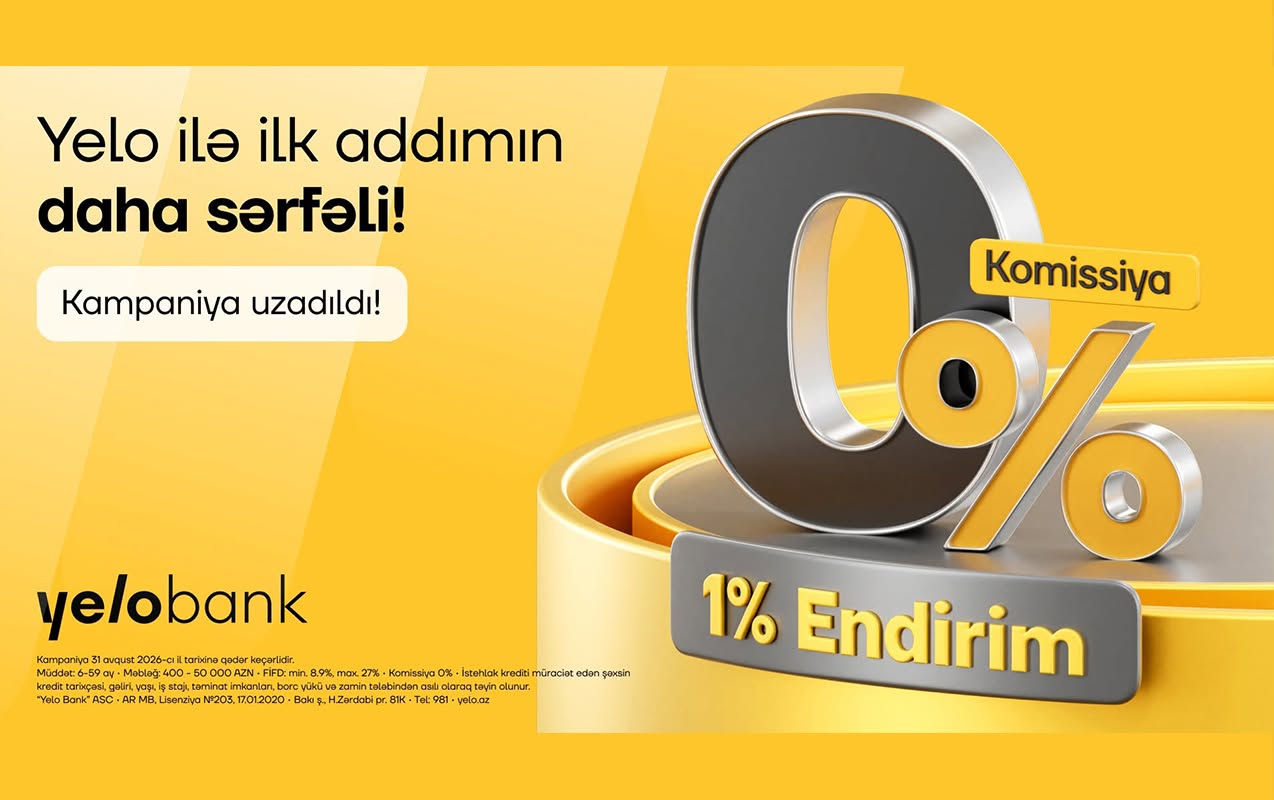 yelo-bankdan-ilk-kredite-ozel-1-endirim-ve-0-komissiya-kampaniyasi