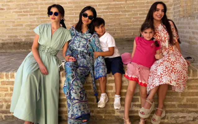 leyla-eliyeva-savkat-mirziyoyevin-qizlari-ile