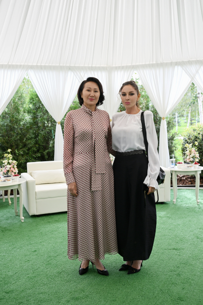 Beş ölkənin birinci xanımları Bişkekdə əl işləri sərgisində - FOTOLAR 2 1
