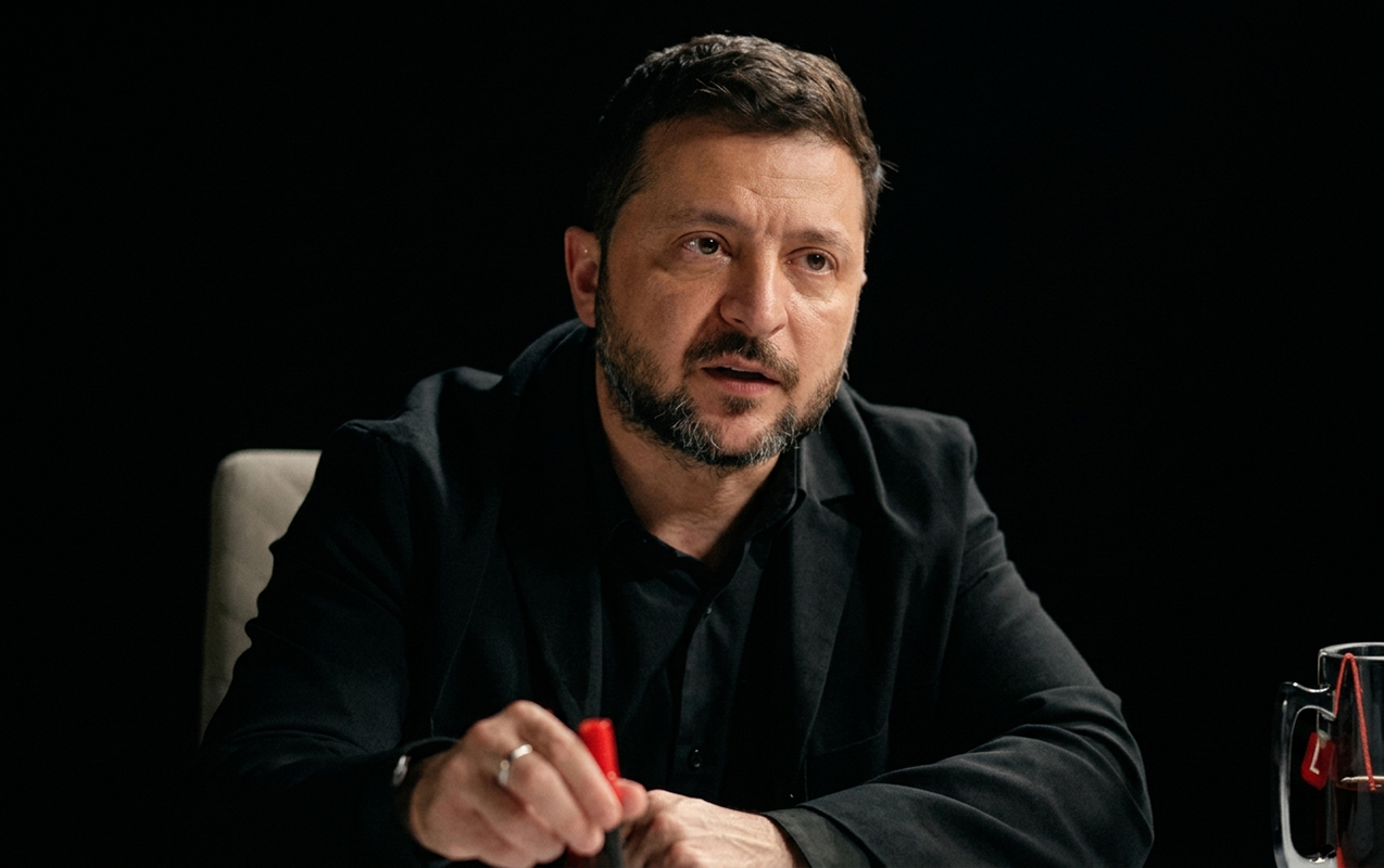 Zelenski müsahibə zamanı ağladı